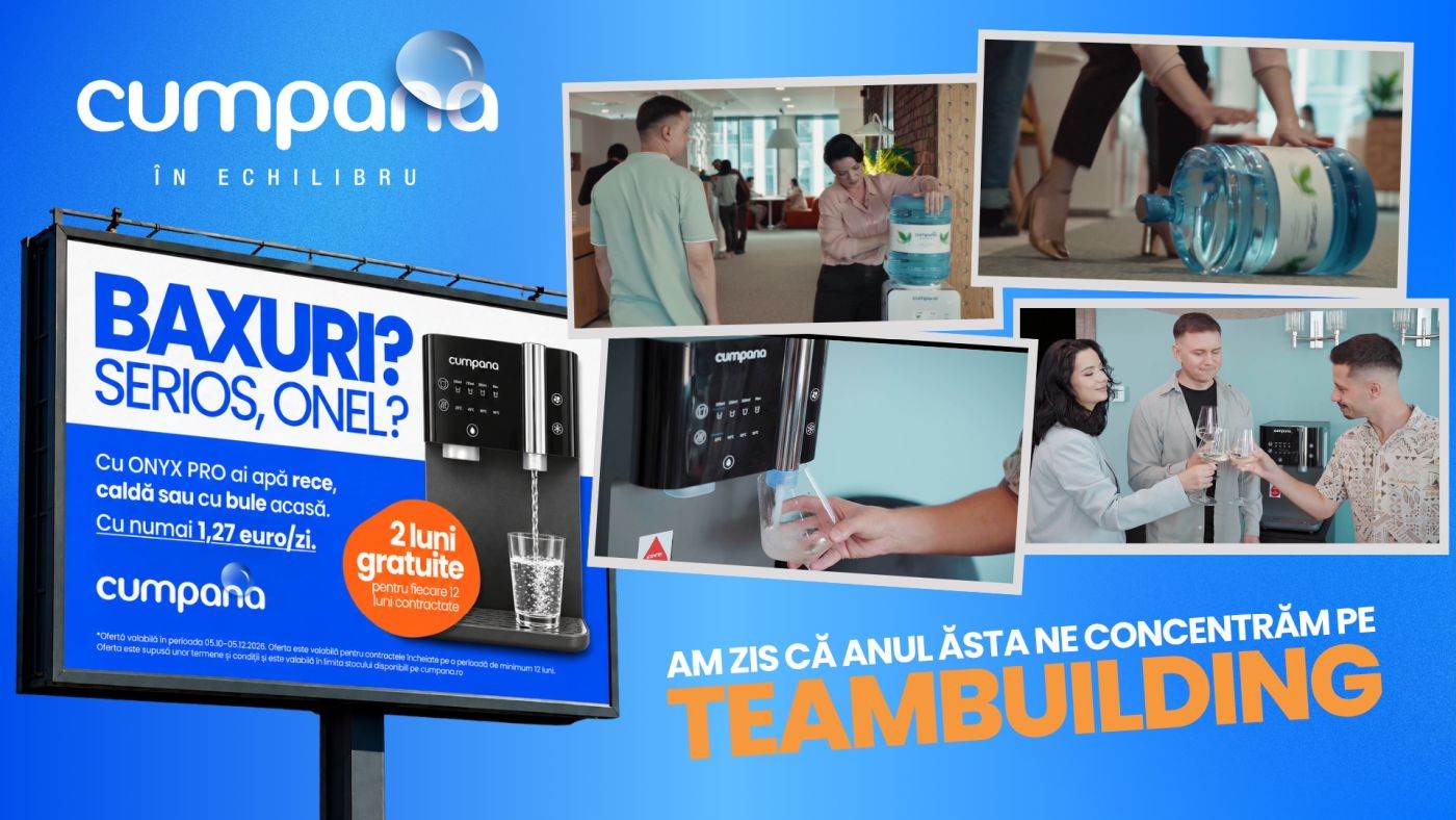 Cumpăna îşi consolidează prezenţa în segmentul rezidenţial printr-o campanie alături de Teambuilding 2